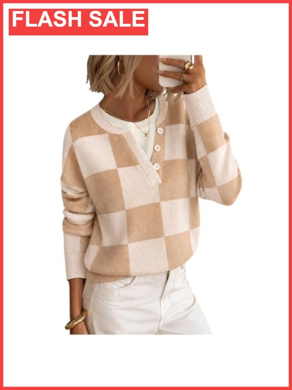 Women's Oversized Crew Neck Ribbed Knit Long Sleeve Sweater Pullover